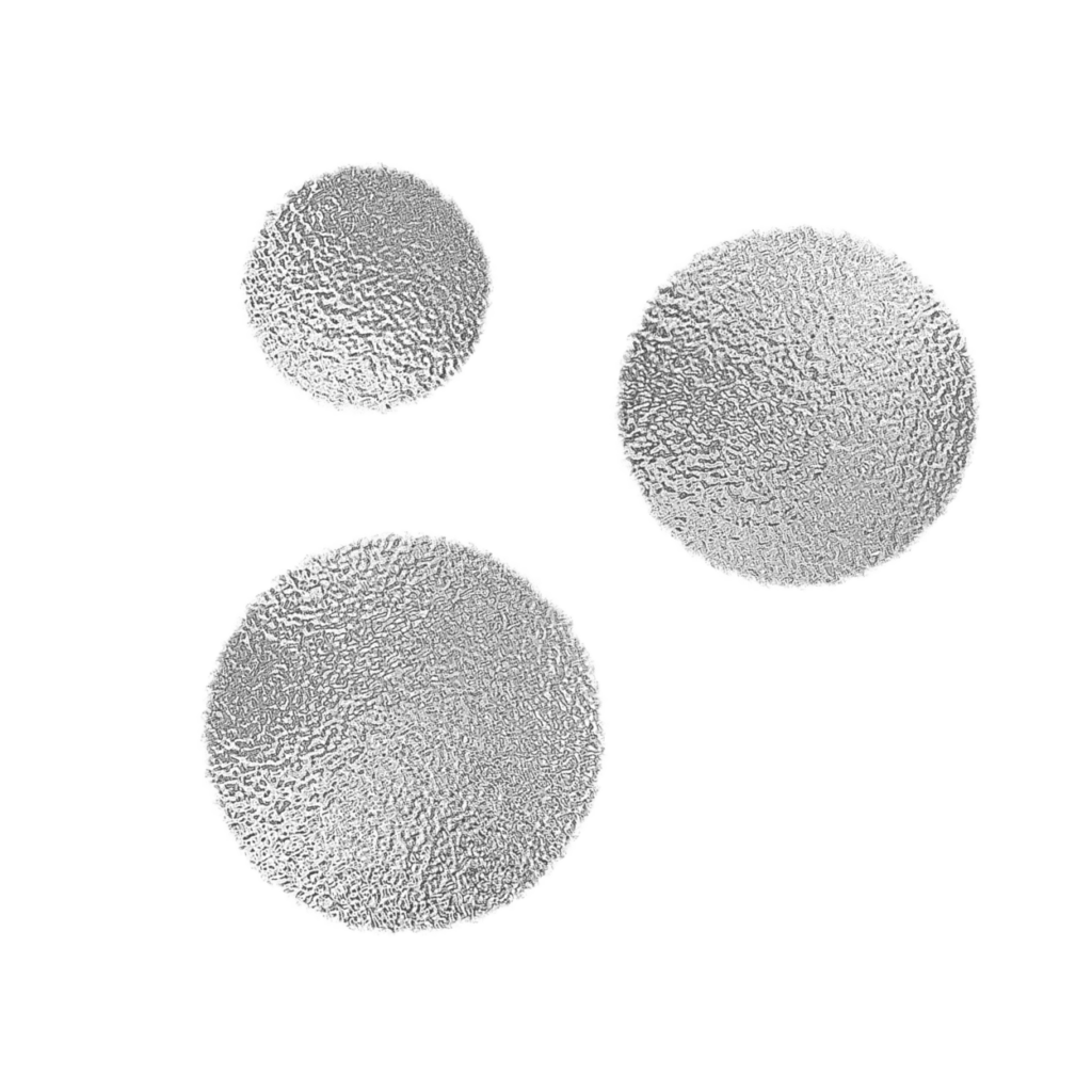 innerheal by Marion - Silberkreise zur Repräsentation der menschlichen Zellen